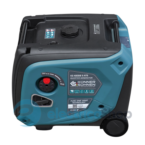 Інверторний генератор 4кВт/230V Könner&Söhnen KS 4000iE S ATS, ручний/електро/авто запуск