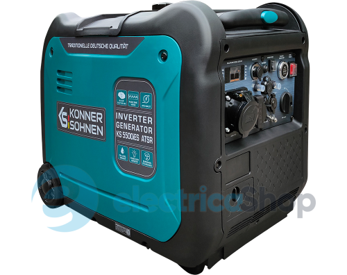 Інверторний генератор 5,5кВт/230V Könner&Söhnen KS 5500iES ATSR, ручний/електро/авто запуск