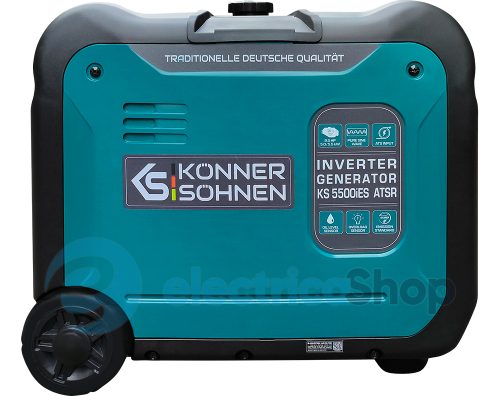 Інверторний генератор 5,5кВт/230V Könner&Söhnen KS 5500iES ATSR, ручний/електро/авто запуск