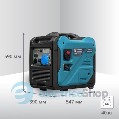Інверторний генератор 5,5кВт/230V Könner&Söhnen KS 6000iE S ATS, ручний/електро/авто запуск