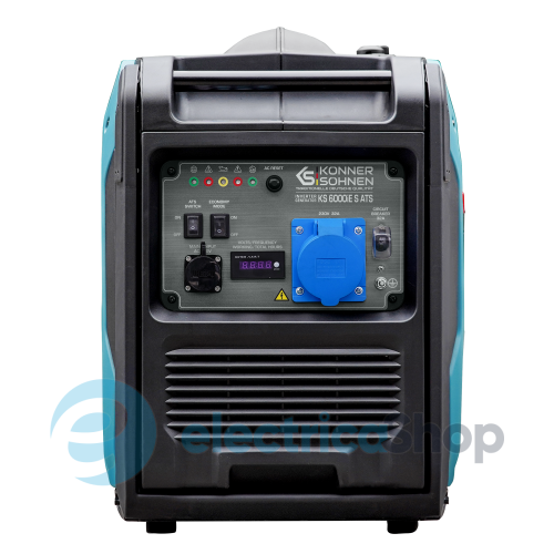 Інверторний генератор 5,5кВт/230V Könner&Söhnen KS 6000iE S ATS, ручний/електро/авто запуск