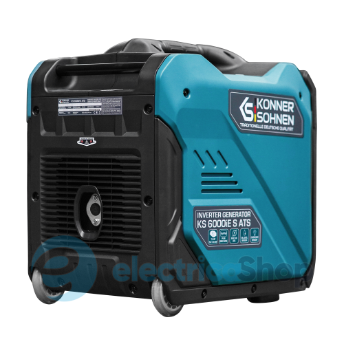 Інверторний генератор 5,5кВт/230V Könner&Söhnen KS 6000iE S ATS, ручний/електро/авто запуск