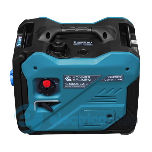 Інверторний генератор 5,5кВт/230V Könner&Söhnen KS 6000iE S ATS, ручний/електро/авто запуск