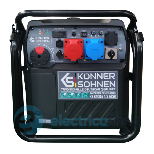 Інверторний генератор 8,5кВт/230V Könner&Söhnen (8кВт/400V) KS 8100iE 1/3 ATSR, ручний/електро/авто запуск