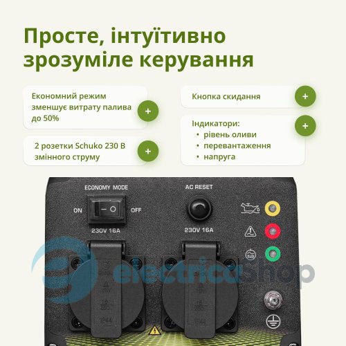 Інверторний бензиновий генератор 3,3кВт/230V Könner&Söhnen KSB 33i S