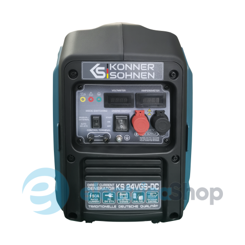 Генератор постоянного напряжения с двухтопливной системой 1,4кВт/24-27V Könner&Söhnen KS 24VGS-DC
