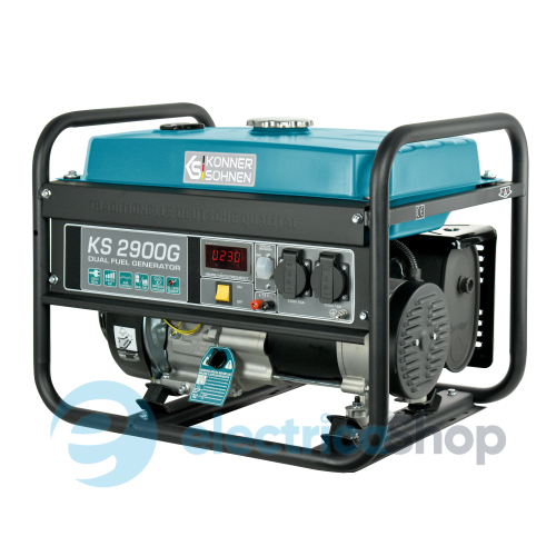 Генератор газобензиновый 2,5кВт/230V Könner&Söhnen KS 2900G