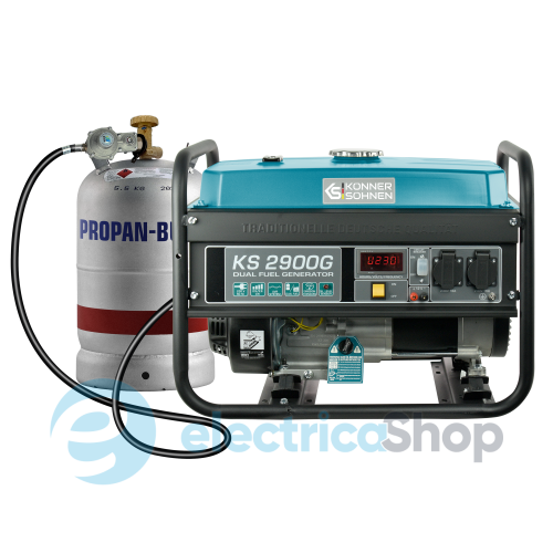 Генератор газобензиновый 2,5кВт/230V Könner&Söhnen KS 2900G