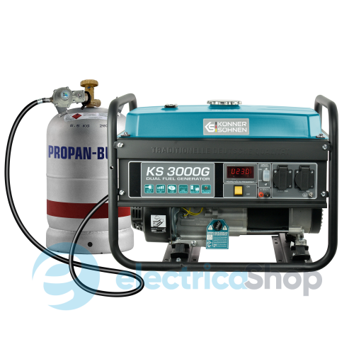 Генератор газобензиновый 3кВт/230V Könner&Söhnen KS 3000G