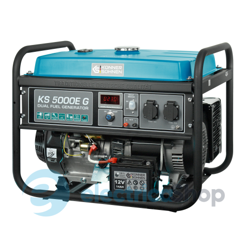 Генератор газобензиновый 4,5кВт/230V Könner&Söhnen KS 5000E G