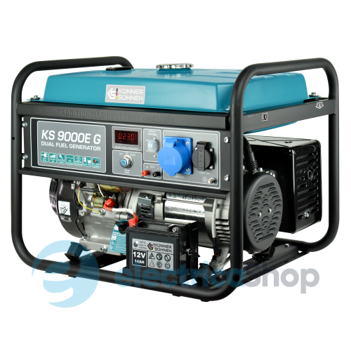 Генератор газобензиновый 6,5кВт/230V Könner&Söhnen KS 9000E G