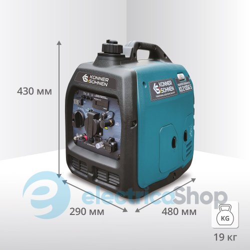 Інверторний газобензиновий генератор 2кВт/230V Könner&Söhnen KS 2100iG S
