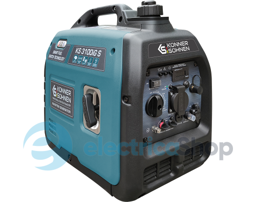 Інверторний газобензиновий генератор 3,1кВт/230V Könner&Söhnen KS 3100iG S