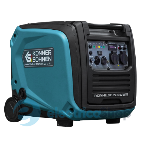 Інверторний газобензиновий генератор 4,0кВт/230V Könner&Söhnen KS 4000iEG S