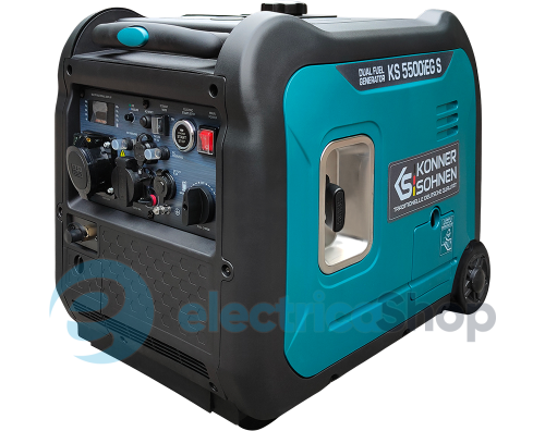 Інверторний газобензиновий генератор 5,5кВт/230V Könner&Söhnen KS 5500iEG S