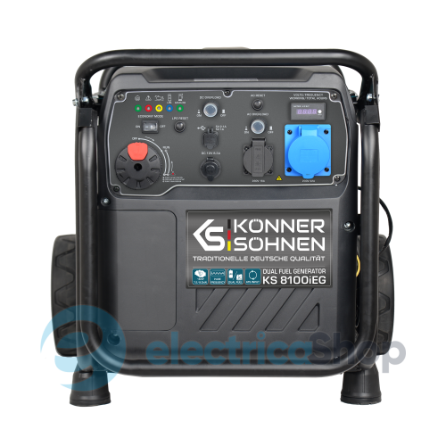 Інверторний газобензиновий генератор 8,5кВт/230V Könner&Söhnen KS 8100iEG