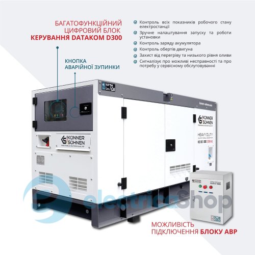 Дизельная трехфазная электростанция 45кВт./400V Könner & Söhnen KS 50-3BE