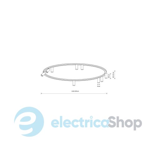 Люстра Nowodvorski Fourty Round IX GU10 R35 9x10W White 11951