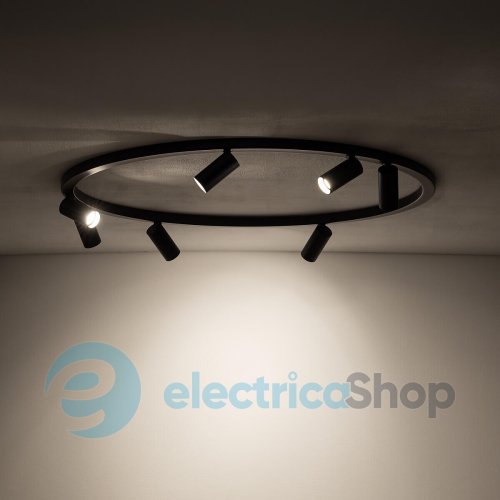 Люстра Nowodvorski Fourty Round VII GU10 R35 7x10W Black 11944