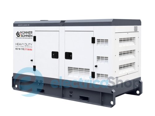 Дизельная однофазная электростанция 16кВт./230V Könner & Söhnen KS 18-1YE