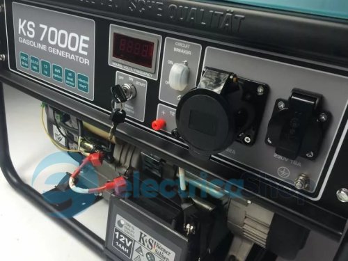 Бензиновый генератор 5,5кВт KS7000E Könner&Söhnen 1/3ф