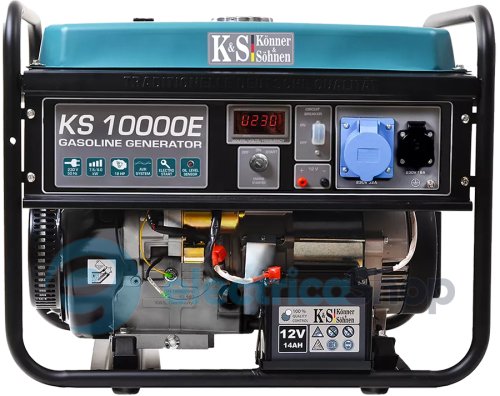 Бензиновый генератор 7,5кВт KS10000E Könner&Söhnen 1/3ф