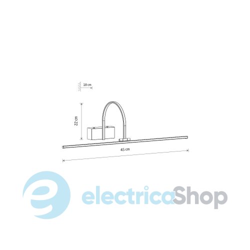 Настенный светильник Nowodvorski ARTLINE LED S 4W 3000K 370Lm 11955