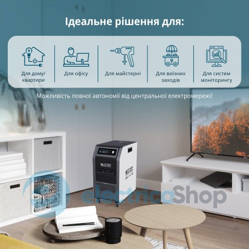 Портативная электростанция 3в1 5200Вт, LiFePO4, Könner&Söhnen KS 5200PS