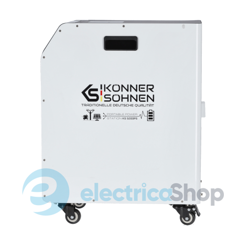 Портативная электростанция 3в1 5200Вт, LiFePO4, Könner&Söhnen KS 5200PS