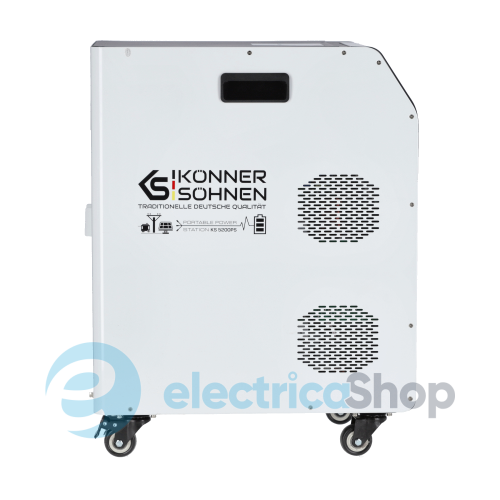 Портативная электростанция 3в1 5200Вт, LiFePO4, Könner&Söhnen KS 5200PS