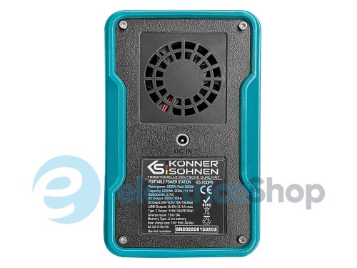 Портативная электростанция 200Вт, литий-ионная, Könner&Söhnen KS 200PS