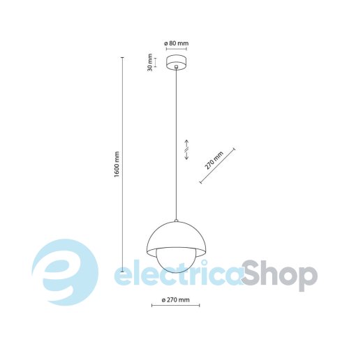 Підвісний світильник TK-Lighting BONO SABIA 1 10645