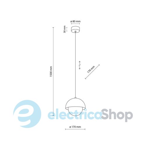 Підвісний світильник TK-Lighting BONO SABIA 1 10644