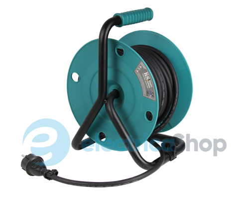 Подовжувач на котушці 15 метрів 4x16А/230V/3600Вт, IP44, Könner&Söhnen KS CR-15M