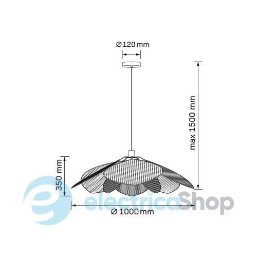 Підвісний світильник Goldlux Tobago 331199