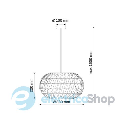 Підвісний світильник Goldlux Hoshi 330475