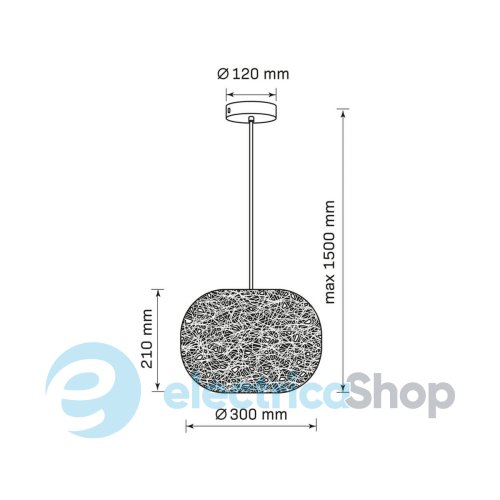 Подвесной светильник Goldlux Clea 332226
