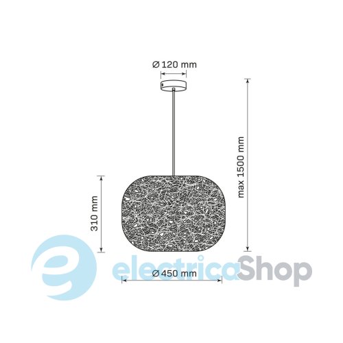 Підвісний світильник Goldlux Monica 332257