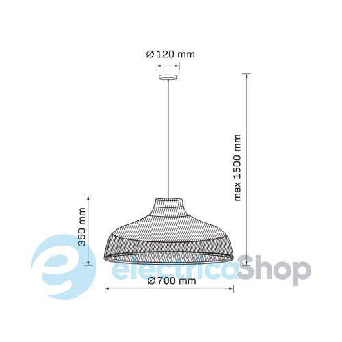 Підвісний світильник Goldlux Cuba 331137