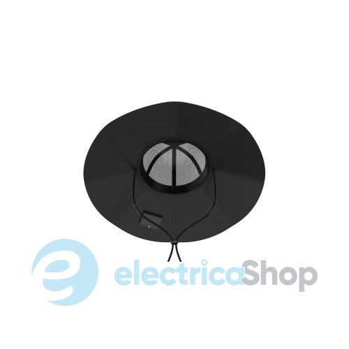 Сонячний капелюх EcoFlow Power Hat 12 Вт, 2*USB, чорна, розмір М-L (56-58 см)