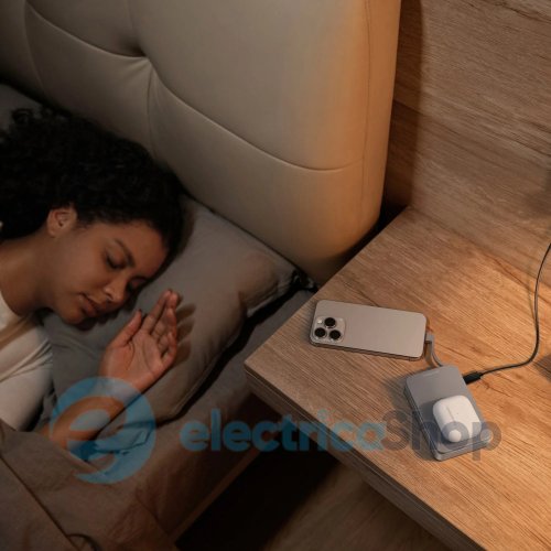 Повербанк EcoFLow RAPID Magnetic Power Bank 5000 Light Blue