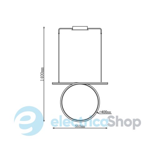 Підвісний світильник Goldlux Odetta LED 30W 4000K 3750Lm 334039