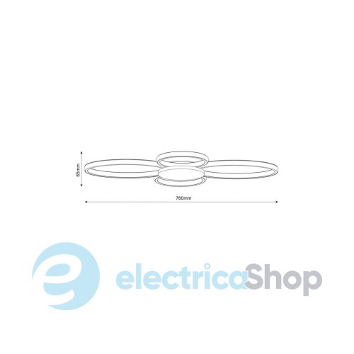 Люстра Goldlux Sabina 38W 4000K 5200Lm 334350