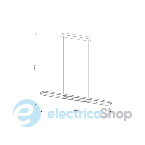 Підвісний світильник Goldlux Cordoba LED 32W 4000K 4800Lm 335180