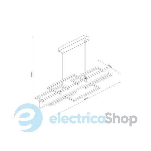Підвісний світильник Goldlux Larysa LED 35W 4000K 4600Lm 334336