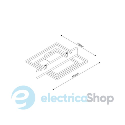 Люстра Goldlux Larysa LED 23W 4000K 3000Lm 334312