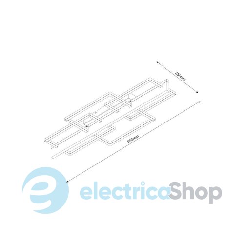 Люстра Goldlux Larysa LED 35W 4000K 4600Lm 334329