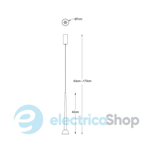 Люстра Zuma Line BOSTON P0603-01A-P7B1