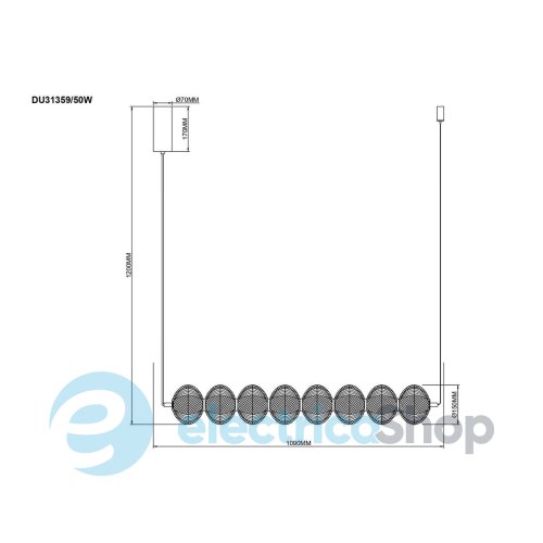 Люстра Zuma Line GALATEA DU31359/50W