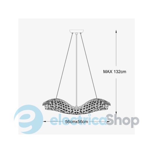 Люстра Zuma Line TIARA P0221-08M-F7AC